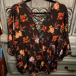 Torrid Challis deep v neck too size 2